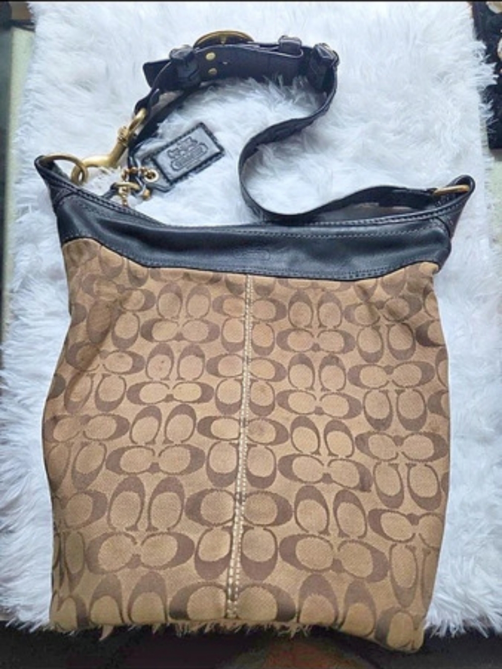 Vintage Coach Bleecker Signature C Hobo or Duffle Bag